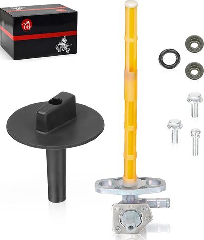 Fuel Vavle Petcock Lever إيقاف تشغيل الخزان لصالح Honda Rancher 420 TRX420 2007-2014 16950-HP5-601 16963-HP5-600 in Saudi Arabia
