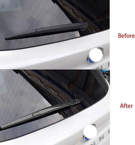 Rear Wiper Strip Molding Cover Trims Fit for Toyota Sienna 2025~2021 Exterior Auto Decoration Car Accessories 3PC Black in Kuwait