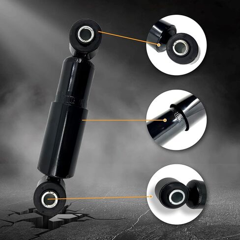 Torque 2 Pack of 83008 Cab Shocks استبدال لـ Peterbilt 367 ، 377 ، 379 ، 386 ، 388 و 389 Truck Model (يحل محل Gabriel 83008 Peterbilt 29-02455 654782 Monroe 66145 66645) (2 × Tr83008) in Kuwait
