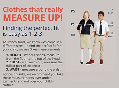 French Toast Boys' Adjustable Flat Front Double Knee Pant in Saudi Arabia