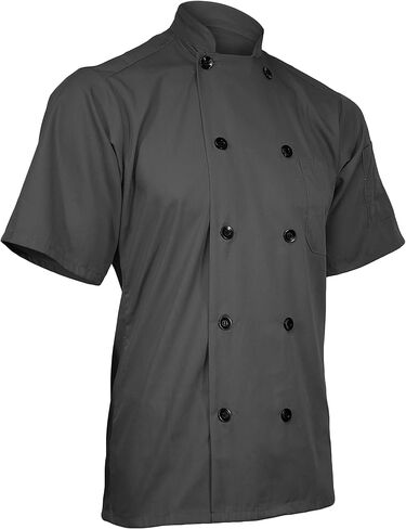 Poplin Short Sleeve Color Chef Coat Chef Jacket in Kuwait