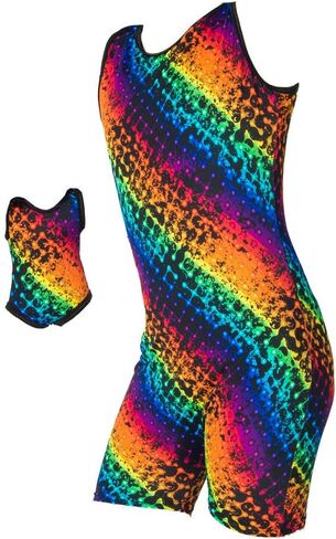 Girls Tank Unitard Sleeveless Biketard for Gymnastics Matching 18 inch Doll Leotard (Doll not Included) in Saudi Arabia
