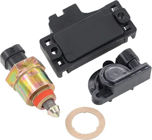 MOTOKU IACV Idle Air Control Valve MAP Manifold Absolute Pressure and TPS Throttle Position Sensor for Chevy for GMC S10 C/K1500 2500 3500 Suburban G10 G20 Yukon Sonoma 1991-1995 in Saudi Arabia