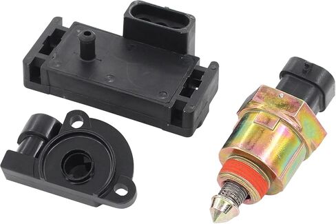 MOTOKU IACV Idle Air Control Valve MAP Manifold Absolute Pressure and TPS Throttle Position Sensor for Chevy for GMC S10 C/K1500 2500 3500 Suburban G10 G20 Yukon Sonoma 1991-1995 in Saudi Arabia