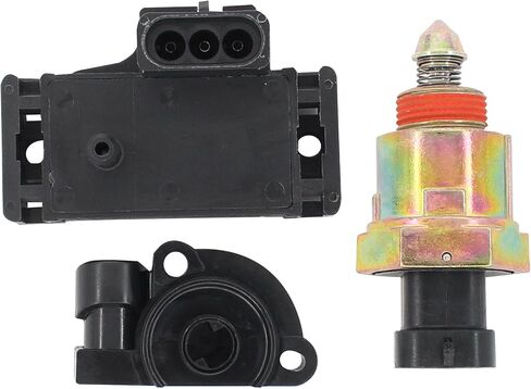 MOTOKU IACV Idle Air Control Valve MAP Manifold Absolute Pressure and TPS Throttle Position Sensor for Chevy for GMC S10 C/K1500 2500 3500 Suburban G10 G20 Yukon Sonoma 1991-1995 in Saudi Arabia