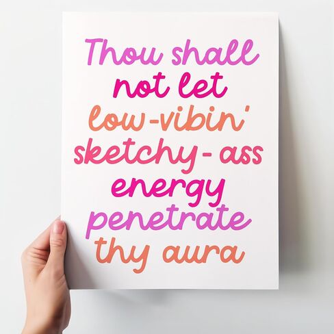 Motivation Quotes Wall Art - Home Office Wall Decor for Women - Positive Quotes Poster - Funny Sayings Wall Decor - Inspiration - Inspirational quote - Zen Wall Art - Funny Quotes Wall Art & Decor in Saudi Arabia