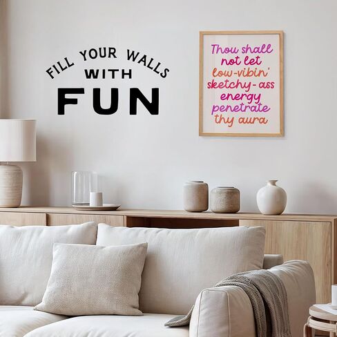 Motivation Quotes Wall Art - Home Office Wall Decor for Women - Positive Quotes Poster - Funny Sayings Wall Decor - Inspiration - Inspirational quote - Zen Wall Art - Funny Quotes Wall Art & Decor in Saudi Arabia