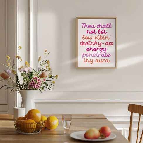 Motivation Quotes Wall Art - Home Office Wall Decor for Women - Positive Quotes Poster - Funny Sayings Wall Decor - Inspiration - Inspirational quote - Zen Wall Art - Funny Quotes Wall Art & Decor in Saudi Arabia