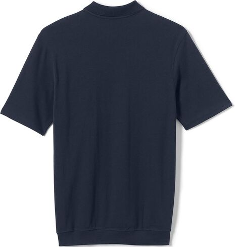 Lands' End School Uniform Big Kids Short Sleeve Banded Bottom Polo Shirt in Kuwait