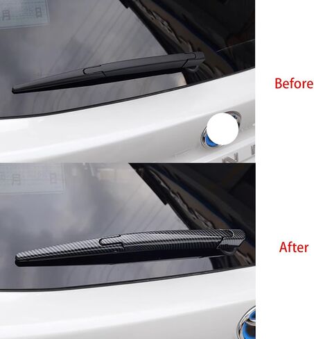 Rear Wiper Strip Molding Cover Trims Fit for Toyota Sienna 2025~2021 Exterior Auto Decoration Car Accessories 3PC Black in Saudi Arabia