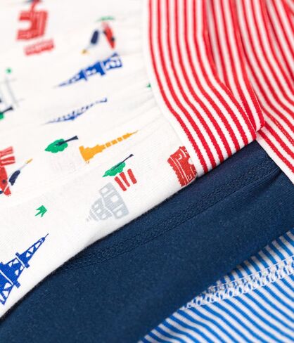 Petit Bateau Children's Cotton Paris Boxers - 3-Pack SIZES 2-12 YEARS in Saudi Arabia