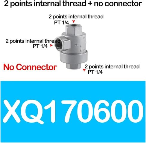 1pcs Air Release Valve Exhaust Valve Pneumatic Exhaust Valve XQ171000/XQ170600/XQ171500 Cylinder Speed-Up Accessories(XQ170600 PC10-02) in Saudi Arabia