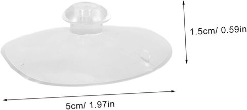 PRETYZOOM 1set Transparent Suction Cups for Windshield Sunshade Lightweight Compact Design for Easy Use for Home Decor and Vehicle Enhancement 6pcs in Saudi Arabia