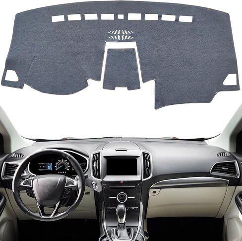 KEYOOG Dashboard Cover Dash Mat Fit for Fo-rd Explorer 2024-2020 (without HUD Models),Car Dash Board Mat Anti-Glare Carpet,Non-Slip Pad Sunshield Protector (Grey) in Saudi Arabia