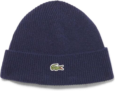 Lacoste unisex-adult Wool Blend Scarf and Beanie Gift Set in Saudi Arabia