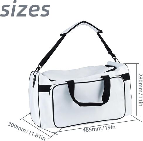 YXQ Sneaker Bag, 30L Large Capacity Multi-Function 4-Layer Gym Bag with Durable Shoulder Strap Adjustable Waterproof Travel Bag for Men in Saudi Arabia