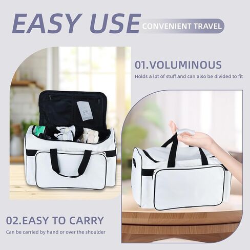 YXQ Sneaker Bag, 30L Large Capacity Multi-Function 4-Layer Gym Bag with Durable Shoulder Strap Adjustable Waterproof Travel Bag for Men in Saudi Arabia