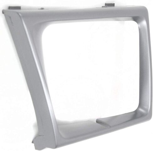 For Ford Econoline Van 1997 98 99 00 01 2002 Headlight Bezel Driver and Passenger Side | Pair | w/Sealed Beam | Silver | Replacement For FO2512158, FO2513158 | 615343332390, 615343332475 in Saudi Arabia