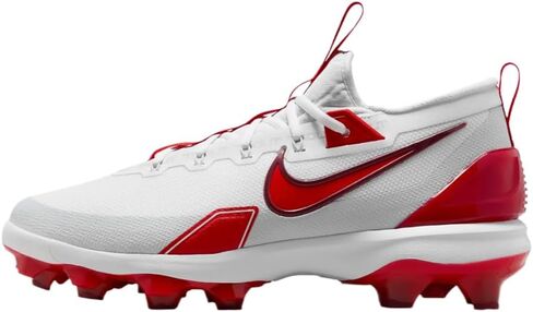 Nike Force Trout 9 Elite MCS Baseball Cleats (FZ8643-100, Summit White/Hemp/Black/Royal Pulse) in Kuwait