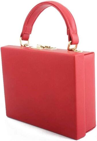 Handbag， Dinner Bag Female, Portable Diagonal Pu Material Solid Color Small Square Bag in Kuwait
