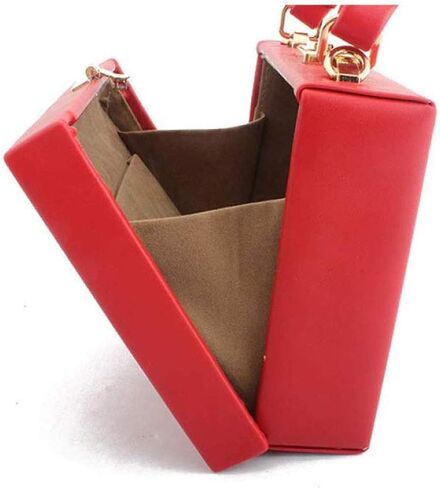Handbag， Dinner Bag Female, Portable Diagonal Pu Material Solid Color Small Square Bag in Kuwait