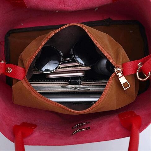 Large Handbag，Women's Shoulder Bag Portable Bucket Bag PU Leather Simple Handbag Trend in Kuwait