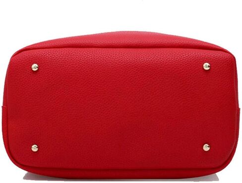 Large Handbag，Women's Shoulder Bag Portable Bucket Bag PU Leather Simple Handbag Trend in Kuwait