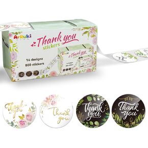 1200 قطعة من ملصقات شكرًا للأعمال الصغيرة، ملصقات دائرية مقاس 1.5 بوصة مع 16 تصميمًا، 4 ملصقات ذاتية اللصق، ملصقات مقاومة للماء، ختم للتغليف، الهدايا والحرف اليدوية in Kuwait