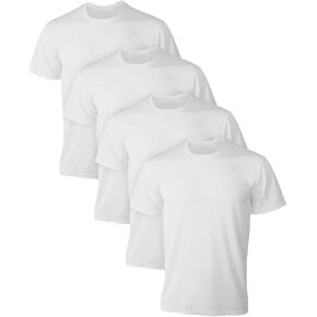 Hanes Men's Ultimate X-Temp Mesh Crewneck Lundershirts ، 4 حزم أبيض L. in Kuwait