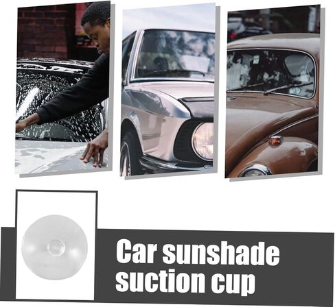PRETYZOOM 1set Transparent Suction Cups for Windshield Sunshade Lightweight Compact Design for Easy Use for Home Decor and Vehicle Enhancement 6pcs in Saudi Arabia