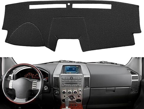 Dash Cover Mat Custom Fit for Infiniti QX56 2004 2005 2006 2007 with Light Sensor,Dashboard Pad Carpet Protector F209 (Dark Gray) in Saudi Arabia