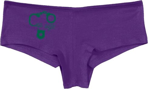 Knaughty Knickers Cop Wife - Cute Handcuffs - LEO Love Purple Boyshort Panties Adult Flirty Fun in Saudi Arabia