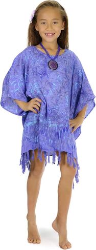 Girls Swimsuit Cover Up Beach Poncho Kaftan in Saudi Arabia
