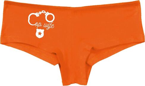 knaughty knickers زوجة الشرطي - الأصفاد اللطيفة - Leo Love Orange Boyshort Banyies الكبار Flirty Fun in Saudi Arabia