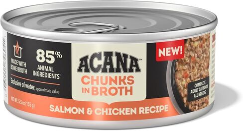 ACANA Chunks in Broth Salmon & Chicken Recipe, 3oz in Kuwait