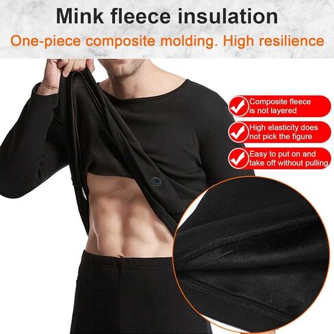 Winter Heated Electric Heated Tops for Women, Men's Warm Long Sleeve Shirts with USB Charging, No Batteries(Male Navy,XXL-XXLarge) in Saudi Arabia