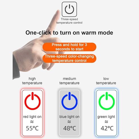 Winter Heated Electric Heated Tops for Women, Men's Warm Long Sleeve Shirts with USB Charging, No Batteries(Male Gray,S-Small) in Saudi Arabia