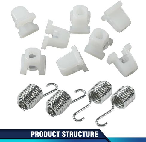 PIT66 Meadlight Abjusters Kit 1-1/2 "Springs 8pcs متوافق مع Chevy Impala ، Biscayne & Belair 1962-1967 in Kuwait
