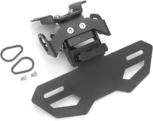 ل yzf r7 tail plate ordery حامل ث/LED Fender Eliminator مجموعات نوبات ل yamaha yzf-r7 mt-07 fz-07 2021-2024 ، قوس لوحة الترخيص الخلفية مع الأضواء ودوران الثقوب التثبيت إشارة (أسود) in Saudi Arabia