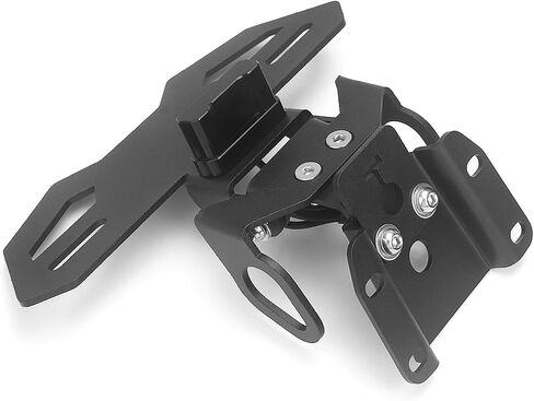 ل yzf r7 tail plate ordery حامل ث/LED Fender Eliminator مجموعات نوبات ل yamaha yzf-r7 mt-07 fz-07 2021-2024 ، قوس لوحة الترخيص الخلفية مع الأضواء ودوران الثقوب التثبيت إشارة (أسود) in Saudi Arabia