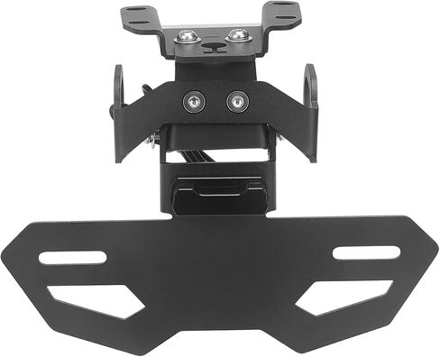 ل yzf r7 tail plate ordery حامل ث/LED Fender Eliminator مجموعات نوبات ل yamaha yzf-r7 mt-07 fz-07 2021-2024 ، قوس لوحة الترخيص الخلفية مع الأضواء ودوران الثقوب التثبيت إشارة (أسود) in Saudi Arabia