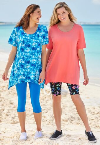 Woman Within Plus Size Stretch Cotton Bike Short in Kuwait