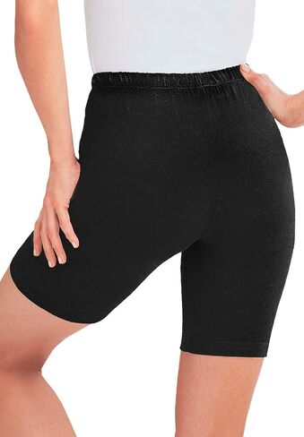 Woman Within Plus Size Stretch Cotton Bike Short in Kuwait