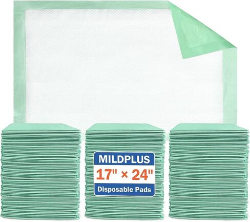 MILDPLUS Disposable Changing Pads for Baby(26" x 18" ),Diaper Changing Pad,Waterproof & Absorbent Changing Table Pads,Changing Pad Liners,Bed Table Protector Mat (50 Pack) in Kuwait