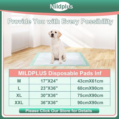 MILDPLUS Disposable Changing Pads for Baby(26" x 18" ),Diaper Changing Pad,Waterproof & Absorbent Changing Table Pads,Changing Pad Liners,Bed Table Protector Mat (50 Pack) in Kuwait