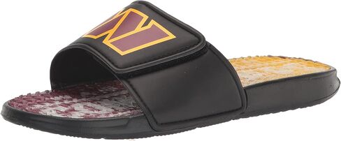 FOCO Mens Nfl Team Logo Athletic Sport Shower Flip Flop Gel Slides Sandals, Gradient Wordmark, 9-10 US in Saudi Arabia