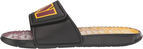 FOCO Mens Nfl Team Logo Athletic Sport Shower Flip Flop Gel Slides Sandals, Gradient Wordmark, 9-10 US in Saudi Arabia