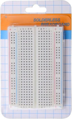 Solderless Breadboard 400 tie Point for prototyping (Clear) in Saudi Arabia
