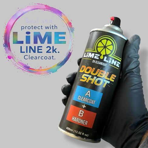LiME LiNE Metal Flake Basecoat Automotive Grade Sparkle Spray Paint (Red) in Saudi Arabia