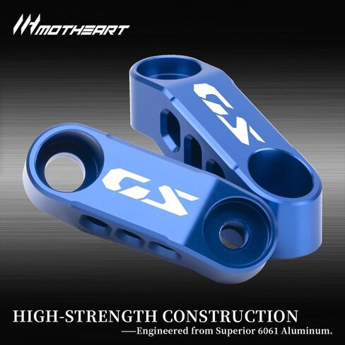 دراجة نارية REATVINCE MIRROR Mirror Extender Brackets for F800GS F800GS F900GS F900GS Adventure R1300GS R1300GS Adventure Adventure Lightweight CNC F800GS F900GS Accessories (Gray) in Kuwait